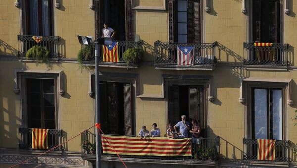 Estelada, Katalonijas neoficiālais karogs - Sputnik Latvija