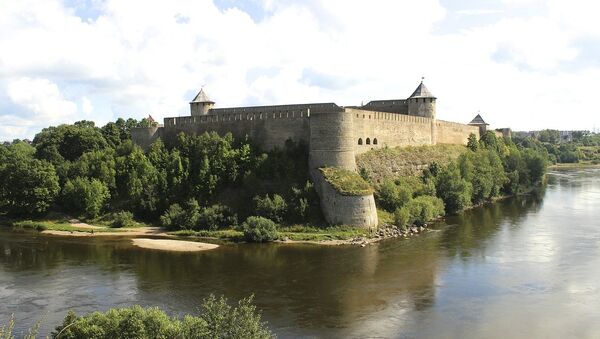 Ивангородская крепость на границе с Эстонией - Sputnik Latvija