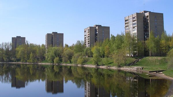 Видземская аллея в микрорайоне Югла Видземская аллея в микрорайоне Югла - Sputnik Латвия