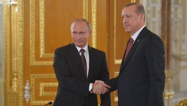 Визит президента РФ В. Путина в Турцию - Sputnik Латвия