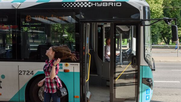 Autobuss Tallinā. Foto no arhīva - Sputnik Latvija