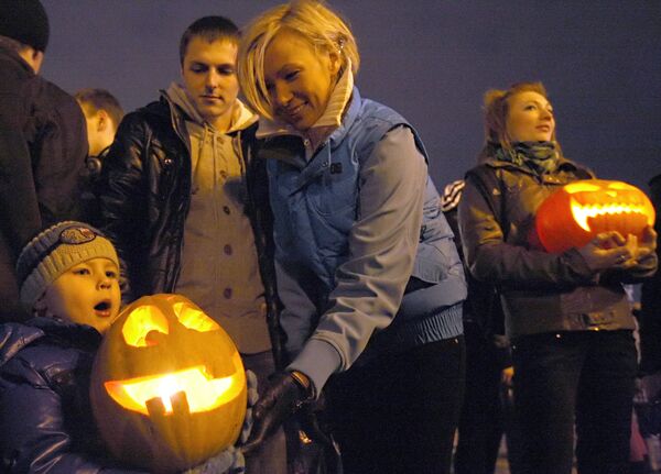 Арт-моб Halloween Арт-моб Halloween - Sputnik Латвия