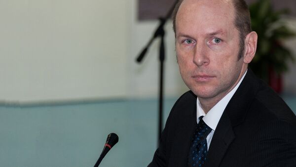Исполнительный директор Русской интермодальной логистической ассоциации Александр Лисин - Sputnik Латвия