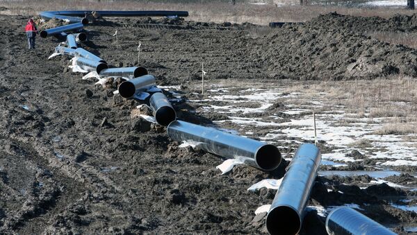 Строительство газопровода в Калининградской области - Sputnik Латвия