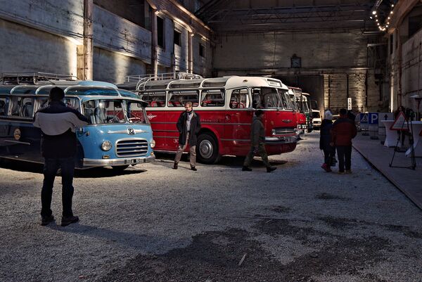 Unikāla retroautobusu izstāde Unikāla retroautobusu izstāde - Sputnik Latvija