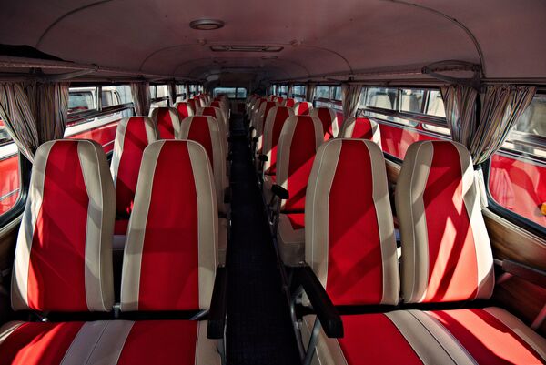 Unikāla retroautobusu izstāde Unikāla retroautobusu izstāde - Sputnik Latvija