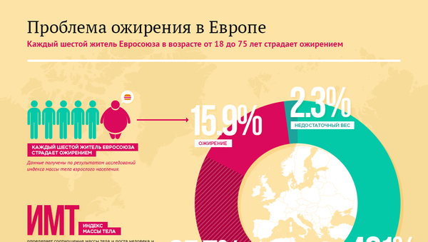Проблема ожирения в Европе - Sputnik Латвия