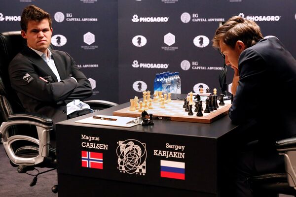 Шахматы матч за звание чемпиона мира 2016. М.Карлсен vs С.Карякин - Sputnik Латвия