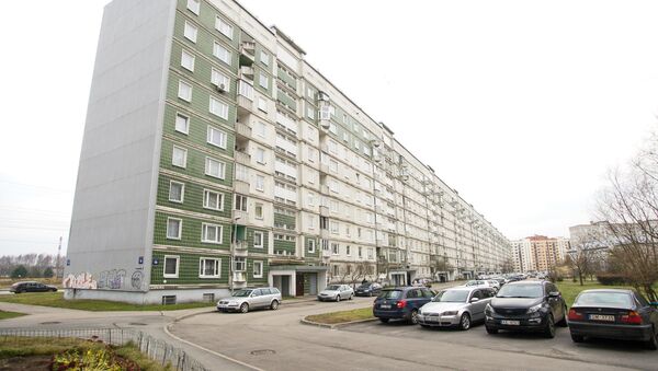 Самый длинный жилой дом в Риге - Большая Китайская стена, ул. Озолциема 18 - Sputnik Латвия