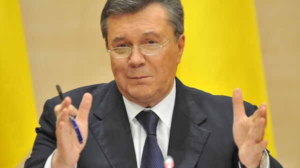 Отстраненный от должности президента Украины Виктор Янукович - Sputnik Latvija