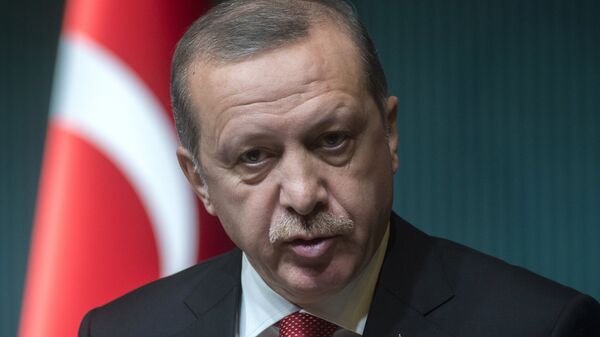 Президент Турецкой республики Реджеп Тайип Эрдоган - Sputnik Латвия