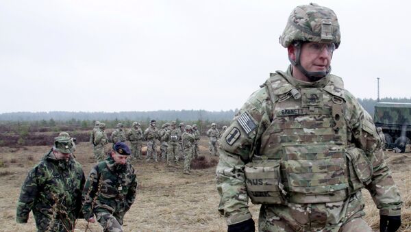 Военные учения НАТО Operation Summer Shield на полигоне Адажи в Латвии - Sputnik Латвия