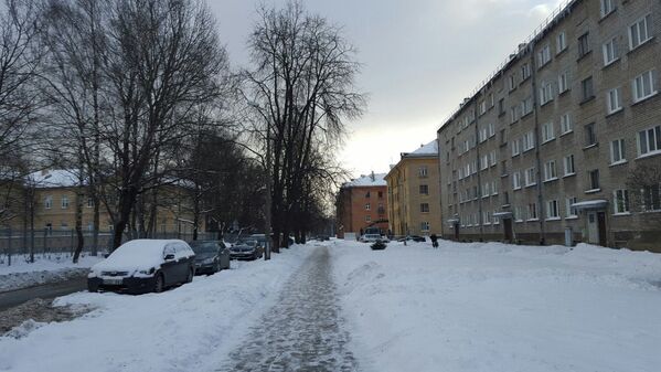 Снег на улице Риги - Sputnik Латвия