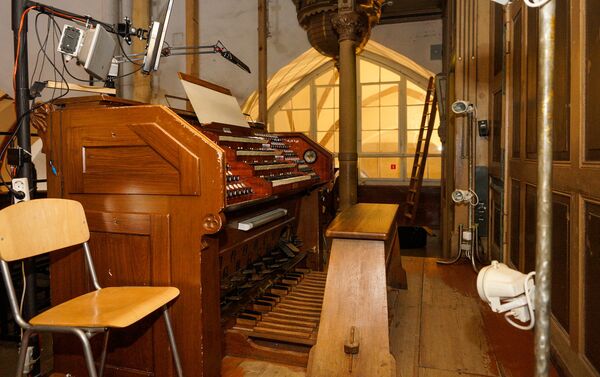Большой шпильтиш органа Домского собора, орган - Sputnik Латвия