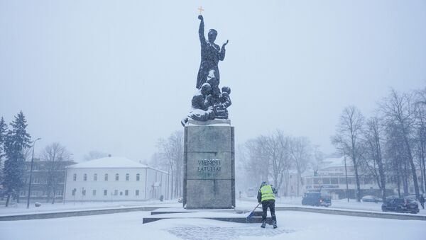 Символ Резекне Латгальская Мара - памятник освобождения Латгалии - Sputnik Латвия