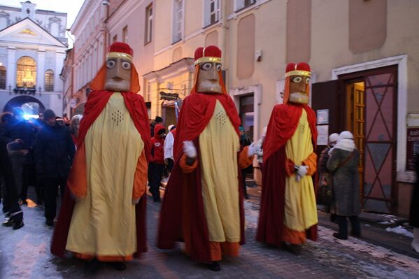 Trīs Karaļi – procesijas centrālās figūras - Sputnik Latvija