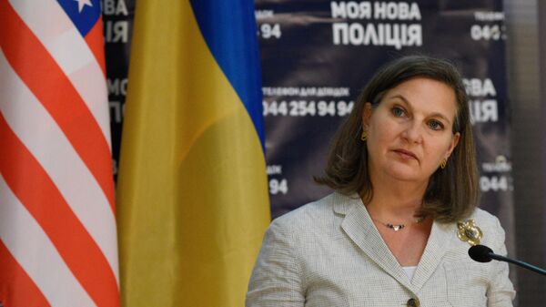 Помощник госсекретаря США Виктория Нуланд в Киеве - Sputnik Латвия