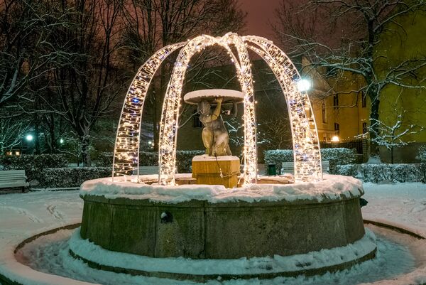 Sniega klātā Tallina vakarpusē - Sputnik Latvija