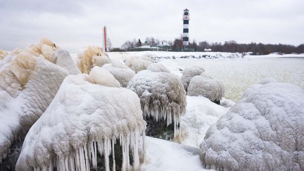 Устье Даугавы, Болдерая зимой - Sputnik Latvija