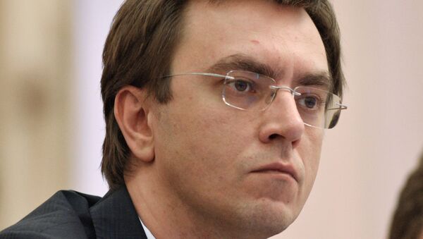 Министр инфраструктуры Украины Владимир Омелян - Sputnik Латвия