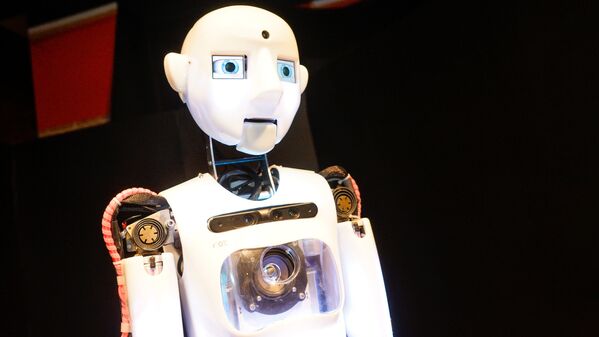 Бал роботов, главная звезда выставки - Теспиан - Sputnik Латвия