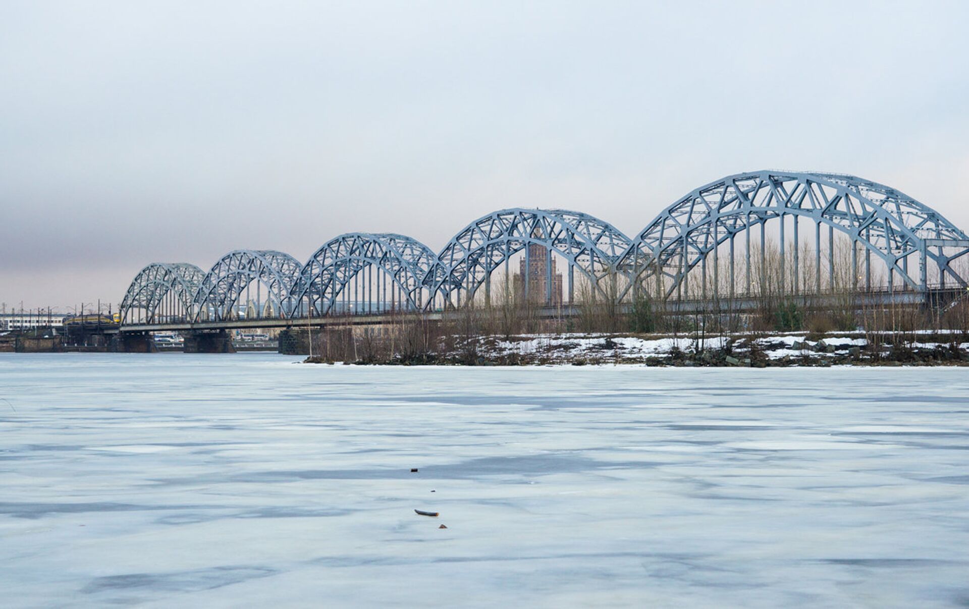 ЖД мост в Риге