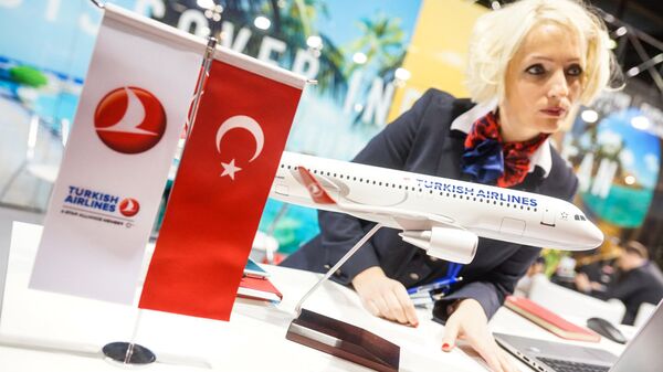 Стенд авиакомпания Turkish Airlines - Sputnik Latvija