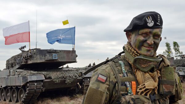 Командир польского танка на учениях с НАТО - Sputnik Латвия