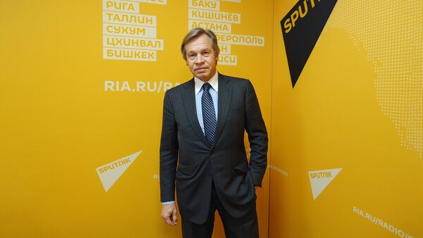Krievijas senators Aleksejs Puškovs - Sputnik Latvija