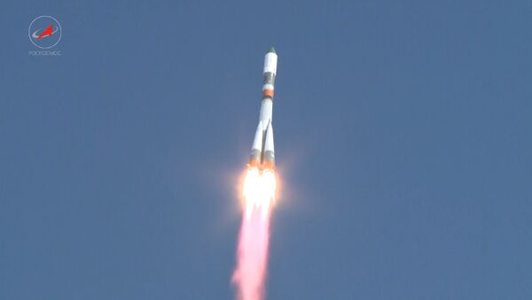 Космический грузовик Прогресс МС-05 стартовал к МКС с Байконура - Sputnik Латвия