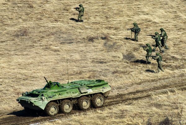 Показательные выступления военнослужащих ЧФ, посвященные Дню защитников Отечества Показательные выступления военнослужащих ЧФ, посвященные Дню защитников Отечества - Sputnik Латвия