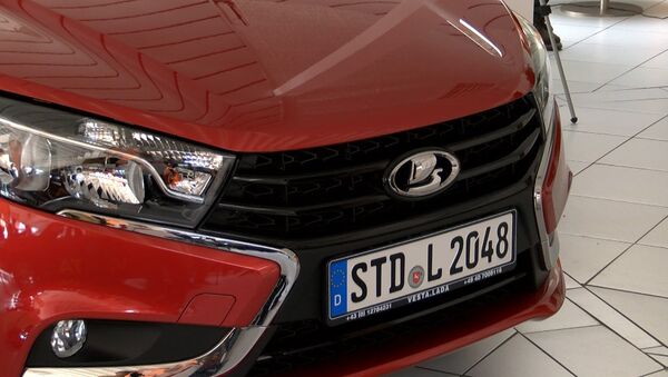Старт продаж автомобиля Lada Vesta в Германии - Sputnik Латвия