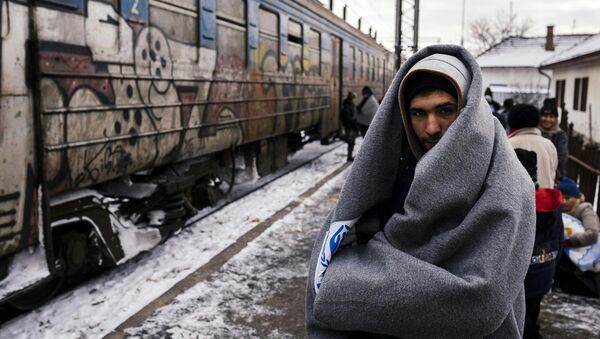 Беженец в Сербии - Sputnik Latvija