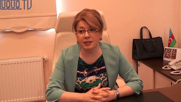 Депутат Милли Меджлиса Айтен Мустафаева - Sputnik Латвия