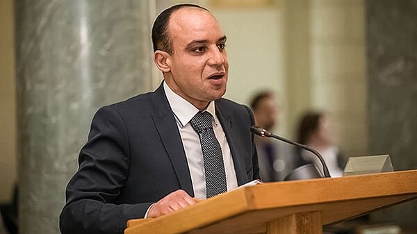 Руководитель проекта Sadarbības tilts Абделхамид Элмарья Руководитель проекта Sadarbības tilts Абделхамид Элмарья - Sputnik Латвия