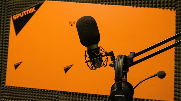 В студии радио Sputnik - Sputnik Latvija
