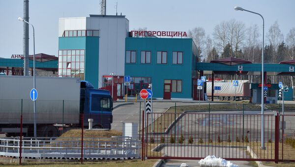 Пункт пропуска Григоровщина на белорусско-латвийской границе - Sputnik Латвия