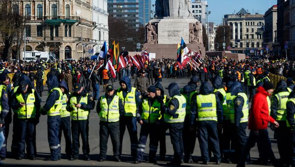 Leģionāru dienas pasākumi Rīgā 2017. gada 16. martā - Sputnik Latvija