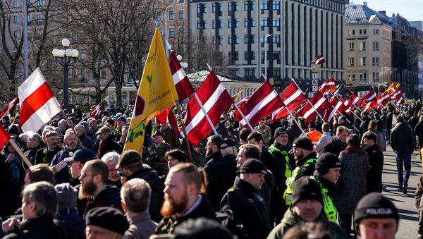 Leģionāru dienas pasākumi Rīgā 2017. gada 16. martā - Sputnik Latvija