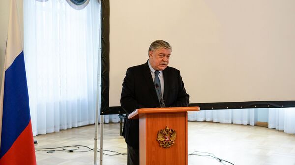 Посол России в Латвии Евгений Лукьянов Посол России в Латвии Евгений Лукьянов - Sputnik Латвия