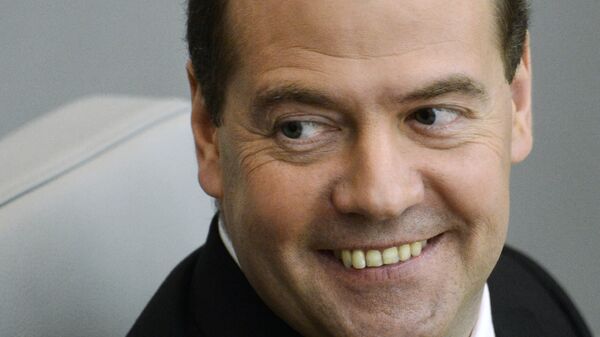 Председатель правительства России Дмитрий Медведев - Sputnik Latvija