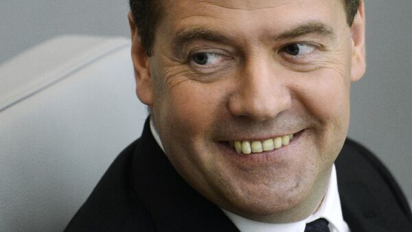 Председатель правительства России Дмитрий Медведев - Sputnik Latvija