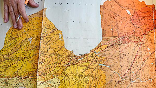 Карта кристаллического фундамента в разных районах Риги - Sputnik Латвия