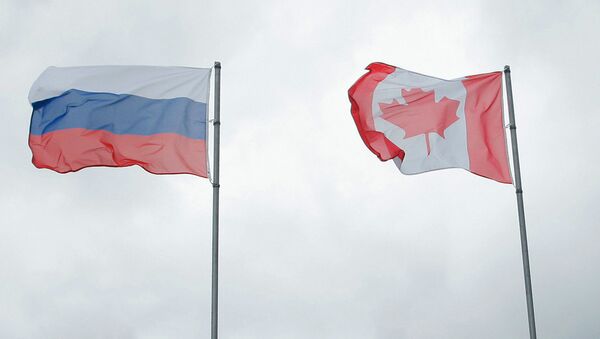 Флаги России и Канады - Sputnik Latvija