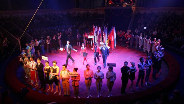 Международный цирковой фестиваль Золотой Карл-2016 - Sputnik Latvija