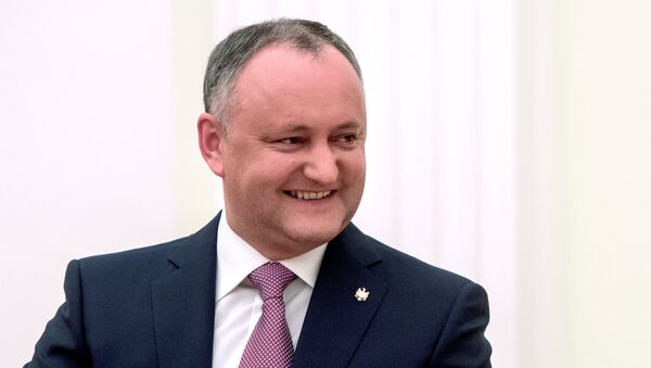 Moldovas prezidents Igors Dodons - Sputnik Latvija