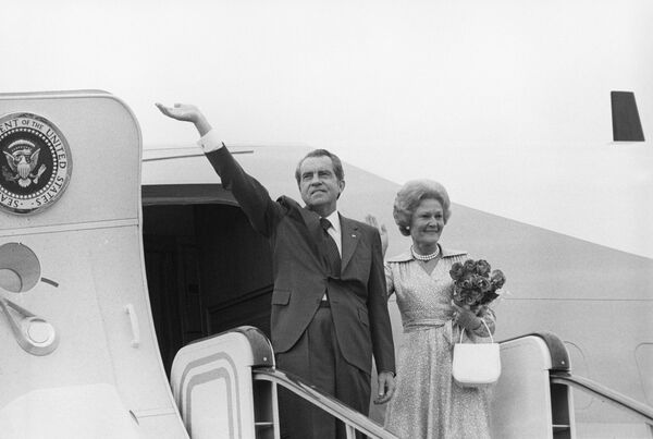 Президент США Ричард Никсон с официальным визитом в СССР Президент США Ричард Никсон с официальным визитом в СССР - Sputnik Латвия