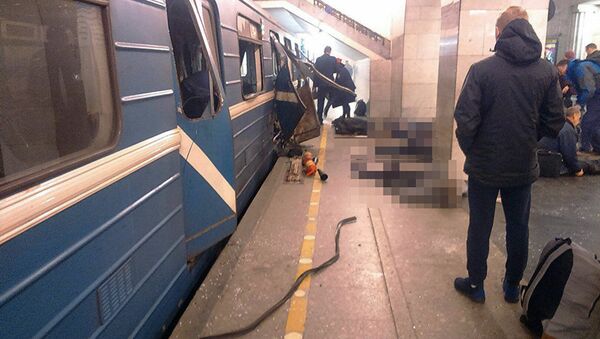 Взрывы в метро в Санкт-Петербурге - Sputnik Латвия