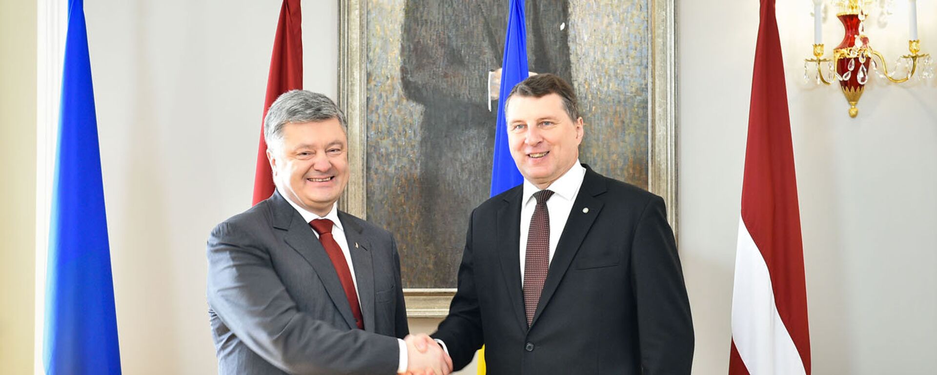 Официальный визит президента Украины Петра Порошенко в Латвийскую Республику - Sputnik Латвия, 1920, 01.02.2018