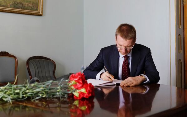 Министр иностранных дел Латвии Эдгарс Ринкевичс Министр иностранных дел Латвии Эдгарс Ринкевичс - Sputnik Латвия